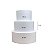 Bolo Fake Isopor 15x20x25 C/ 10cm Base Redonda 3 Andares - Imagem 2