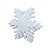 Decoração Floco de Neve de Isopor EPS 30 Cm x 4 Cm Festa - Imagem 2