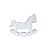 Decoração Cavalinho 30cm x 4cm EPS / Isopor Enfeite Festa - Imagem 3