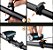 Farol Dianteiro 250 Lumens e Buzina 140dB Recarregáveis USB - Imagem 2