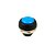 Chave / Push Button Pulsante 12mm Impermeável Azul - Imagem 1