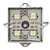 Módulo 4 LEDs SMD 5050 35x35x5mm Impermeável - Imagem 2