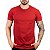 Camiseta Tommy Hilfiger Básica Vermelha - Imagem 1