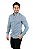 Camisa RL Micro-Xadrez Custom Fit Azul Marinho - Imagem 3