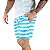 Shorts Beach Disky Listrado Azul Claro - Imagem 3