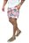 Shorts Beach Disky Rosa Floral - Imagem 2