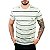 Camiseta Reserva Linho Off White Listrada - Imagem 1