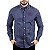 Camisa Tommy Jeans Xadrez Azul Marinho - Imagem 1