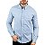 Camisa VersatiOld Micro-Xadrez Azul - Imagem 1