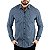 Camisa Micro-Xadrez Aramis Azul Marinho - Imagem 1