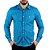 Camisa RL Custom Fit Xadrez Azul - Imagem 1
