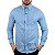 Camisa Tommy Hilfiger Xadrez Custom Fit Azul - Imagem 1