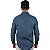 Camisa Tommy Hilfiger Custom Fit Micro Xadrez Azul - Imagem 5