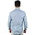 Camisa Tommy Hilfiger Custom Fit Listrada Chumbo Mescla - Imagem 5