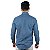 Camisa Tommy Hilfiger Custom Fit Listrada Azul Marinho - Imagem 5