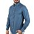 Camisa Tommy Hilfiger Custom Fit Listrada Azul Marinho - Imagem 4