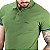 Camisa Polo Forum Verde Musgo Listra Azul - Imagem 3