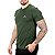 Camiseta AX Escrita Verde Militar - SALE - Imagem 4
