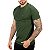 Camiseta Henley VersatiOld Verde Militar - Imagem 4