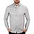 Camisa Ellus Tricoline Slim Fit Cinza - Imagem 1