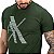 Camiseta AX Slim Logo Risque Verde Militar - SALE - Imagem 3