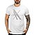 Camiseta AX Slim Risque Logo Branca - SALE - Imagem 1