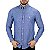 Camisa RL Linho Custom Fit Azul Mescla - Imagem 1