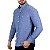 Camisa RL Linho Custom Fit Azul Mescla - Imagem 4