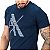 Camiseta AX Slim Logo Azul Marinho - Imagem 3