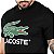 Camiseta Lacoste Patch Estampada Algodão Preta - Imagem 3