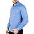 Camisa RL Slim Fit Algodão Monocromática Azul - Imagem 4
