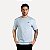 Camiseta Calvin Klein Comfort Básica Azul Claro - Imagem 1