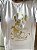 Camiseta tradicional Alma de Gato - Branca com Dourado - Imagem 2