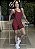 CONJUNTO FITNESS TRIO SHORT MARSALA - Imagem 1
