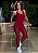 CONJUNTO FITNESS TRIO CALÇA MARSALA - Imagem 1