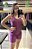 CONJUNTO FITNESS TRIO SHORT ROXO - Imagem 3