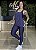 CONJUNTO FITNESS TRIO CALÇA AZUL ECLIPSE - Imagem 2