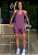CONJUNTO FITNESS TRIO SHORT ROSA SECO - Imagem 1