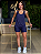CONJUNTO FITNESS TRIO CALÇA AZUL ECLIPSE - Imagem 1