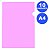 PASTA EM L A4 ROSA C/10 ACP - Imagem 1