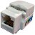 Conector Fêmea Rj45 Keystone Cat6 Branco - Imagem 1