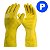 LUVA LATEX P DANNY AMARELA - Imagem 1