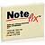 BLOCO ADESIVO 76X102 AMARELO 100FLS NOTE FIX 3M - Imagem 1