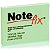 Bloco Adesivo 76X102 Verde 100Fls Note Fix 3M - Imagem 1