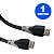 Cabo Hdmi 1 Metro Versao 1.4 Sem Malha E Sem Filtro Od 6.8 Blindado Exbom - Cbx-H10Sm - Imagem 1