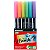 Caneta Pincel Brush 6 Cores Pastel Newpen - Imagem 1