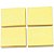 Bloco Adesivo 38X50 Amarelo 100Fls Kaz - Imagem 1