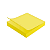 BLOCO ADESIVO 76X76 AMARELO C/100FL KAZ - Imagem 1