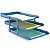 Caixa Correspondencia Tripla Movel Azul Pastel Maxcril - Imagem 1
