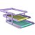 Caixa Correspondencia Tripla Movel Lilas Pastel Maxcril - Imagem 1